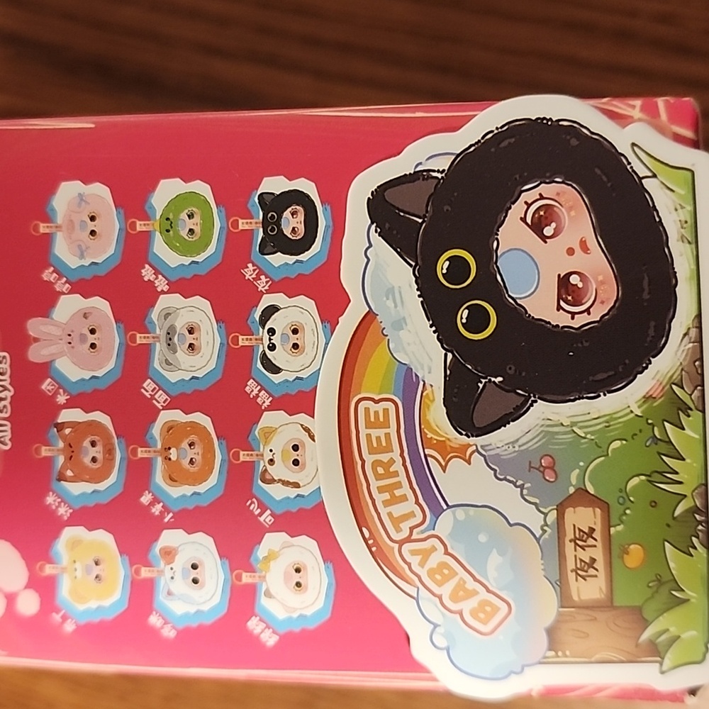 BB3 Baby Three animals PlushToy Verified Black Cat - #2